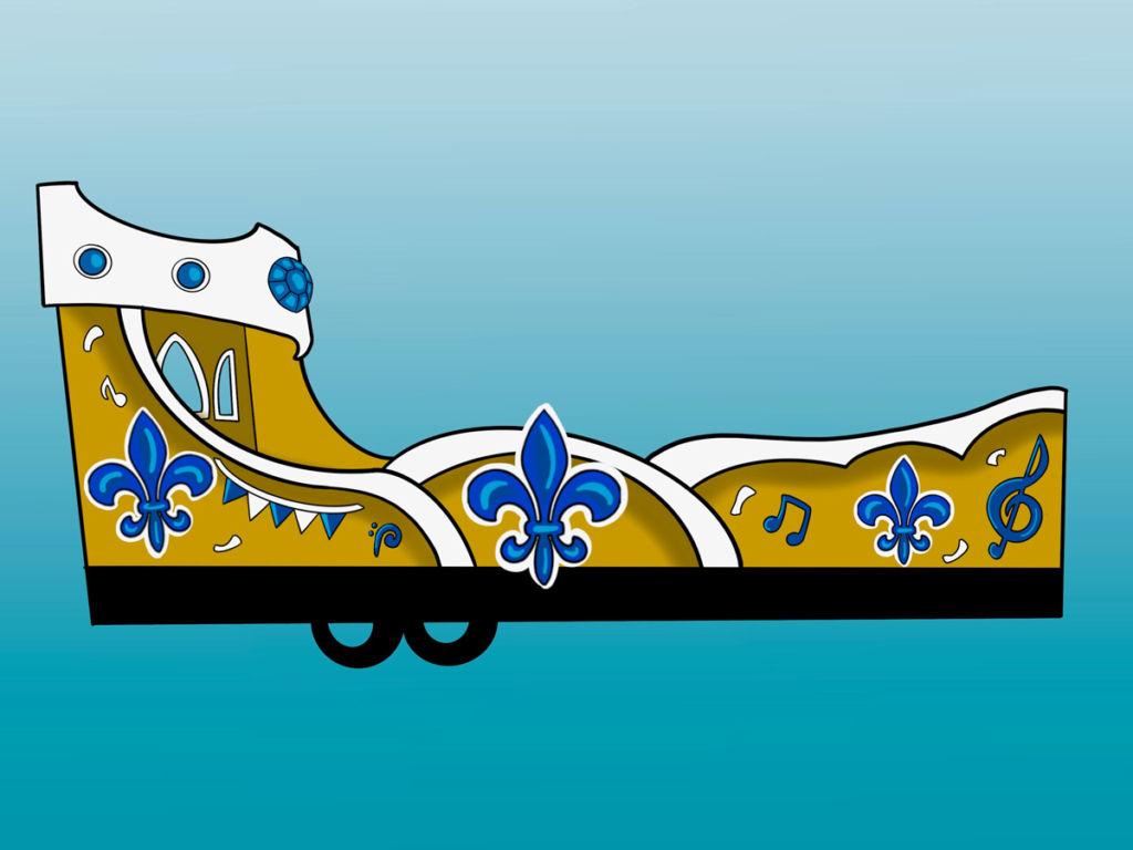 Char allégorique Le Québec en Or