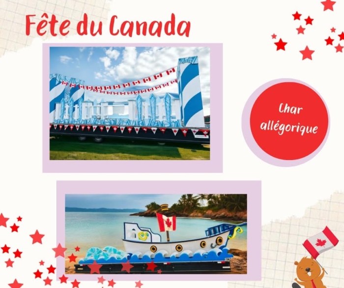 Le 1er juillet approche… et on est prêts à faire briller votre fête!

Chars allégoriques aux couleurs du Canada, décors rouges et blancs, stations photobooth originales… tout est là pour créer une ambiance festive et inoubliable. 🎈🍁

Nos installations attirent les foules, font sourire petits et grands, et laissent de super souvenirs.
📸✨

Nous avons hâte de vous partager nos photos de cette édition 2025!

#FêteDuCanada #CharsAllégoriques #DécorsFestifs #PhotoBooth #AnimationUrbaine #MarionnettesGéantes #AuPaysDesGéants